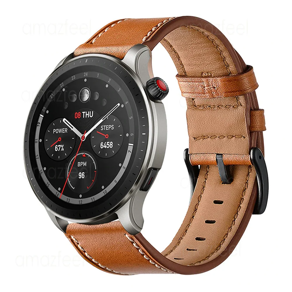 Купить Умные часы Amazfit GTR 4 Brown Leather (Коричневый) Умные часы Amazfit GTR 4 Brown Leather (Коричневый)