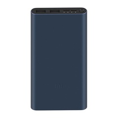 Внешний аккумулятор Xiaomi Mi PowerBank 3 10000 mAh Чёрный EAC M13ZM)