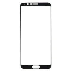 Защитное стекло Huawei V10 с мягкой рамкой Черное