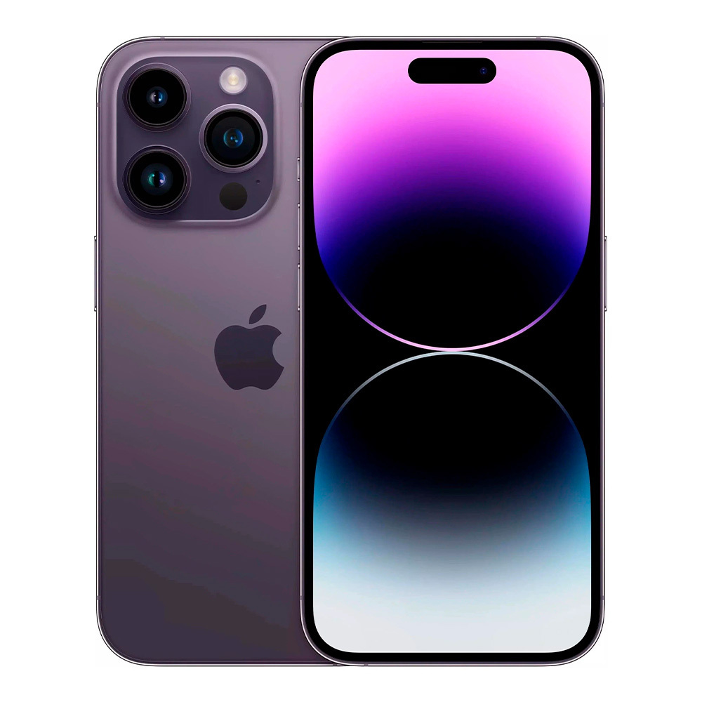 Смартфон Apple iPhone 14 Pro 128GB Deep Purple (Фиолетовый), размер 71.5x147.5x7.85 мм