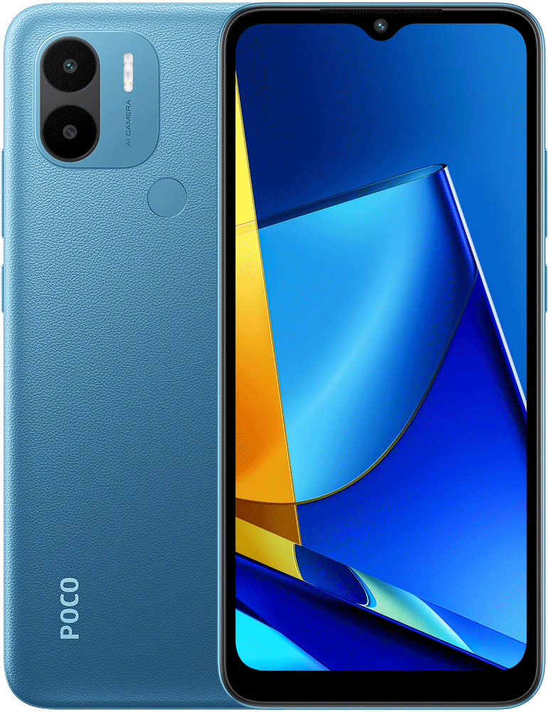 Смартфон Xiaomi Poco C51 2/64GB Royal Blue (Синий) RU, размер 76.8x164.9x9.1 мм
