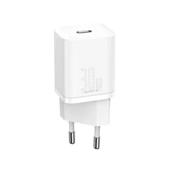 Купить Сетевая зарядка Baseus Super Si Quick Charger Type-C 30W (CCSUP-J02) Белый Сетевая зарядка Baseus Super Si Quick Charger Type-C 30W (CCSUP-J02) Белый