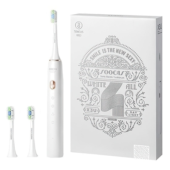 Электрическая зубная щетка Soocare Soocas X3U (Подарочная упаковка) Белая