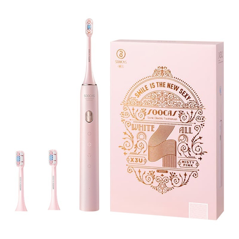 Электрическая зубная щетка Soocare Soocas X3U (Подарочная упаковка) Розовый
