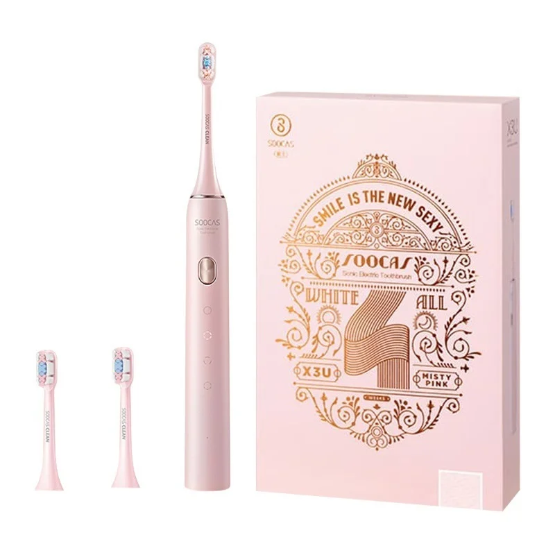 Электрическая зубная щетка Soocare Soocas X3U (Подарочная упаковка) Розовый