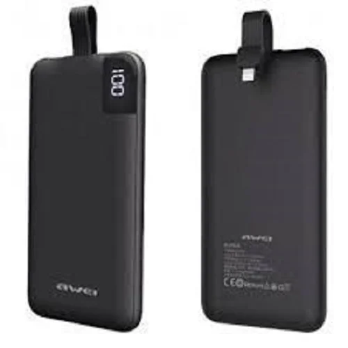 Внешний аккумулятор Awei PowerBank (P67K) 10000 mAh Black (Черный)