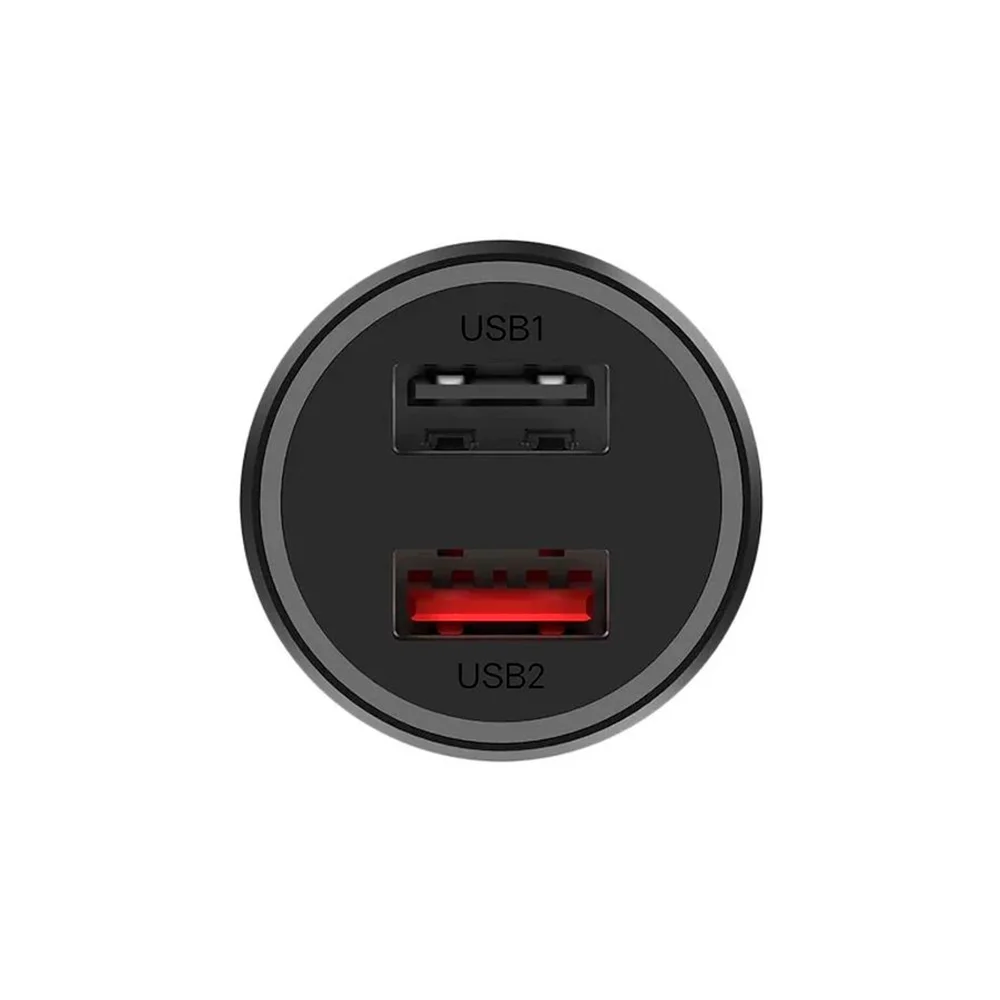 Автомобильная зарядка Xiaomi 37W Dual-port Car Charger (CC06ZM)