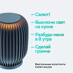 Купить Умная колонка SberBoom Лунный серый Умная колонка SberBoom Лунный серый