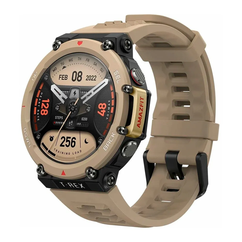 Умные часы Amazfit T-Rex 2 Desert Khaki (Пустынный хаки) Умные часы Amazfit T-Rex 2 Desert Khaki (Пустынный хаки)