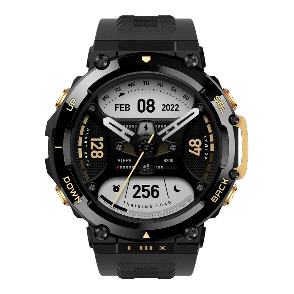 Купить Умные часы Amazfit T-Rex 2 Black/Gold (Черный/Золотой) Умные часы Amazfit T-Rex 2 Black/Gold (Черный/Золотой)