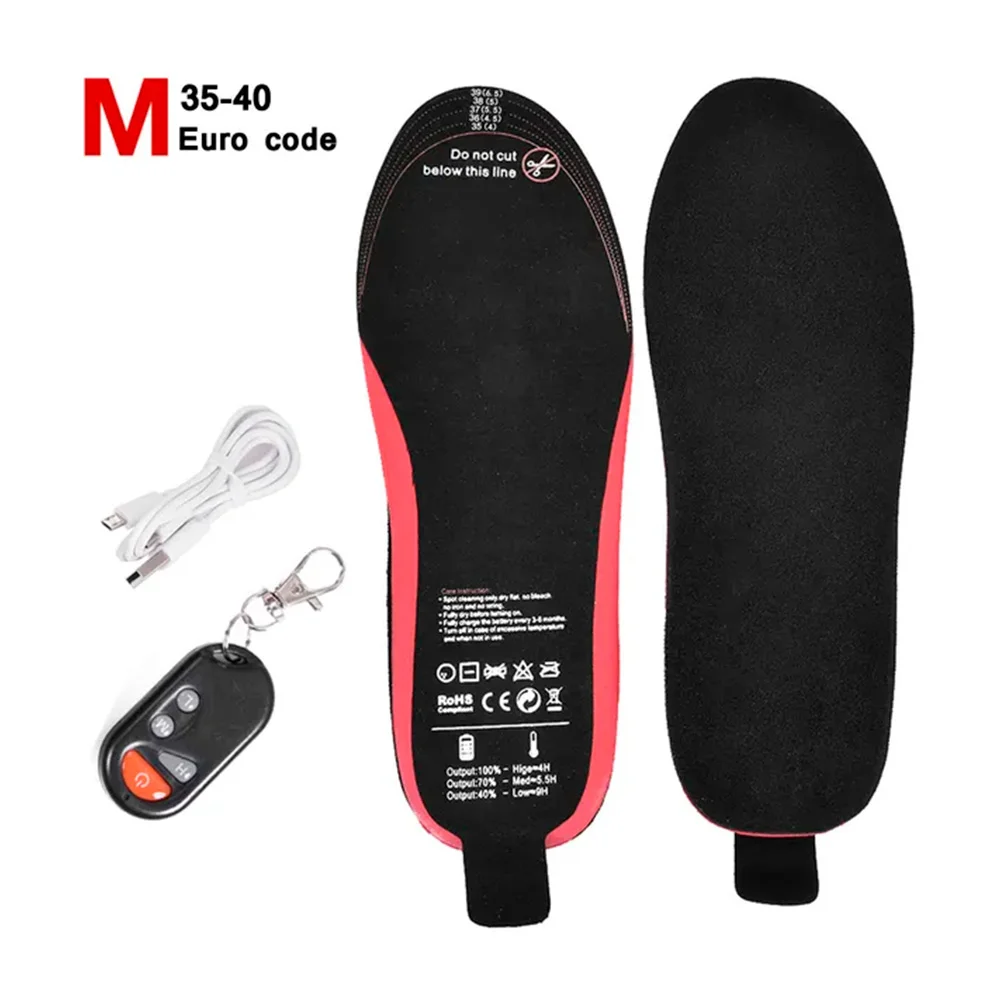 Стельки с подогревом Heating Insoles Remote Control (35-40)
