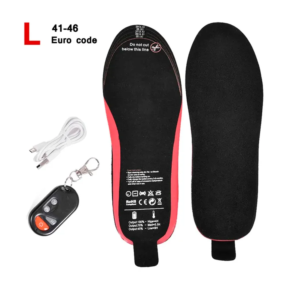 Стельки с подогревом Heating Insoles Remote Control (41-46)