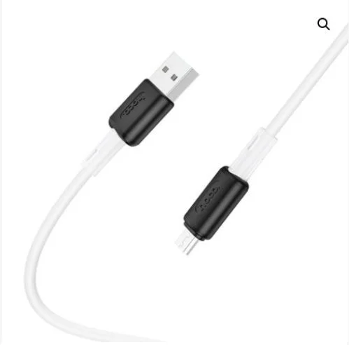 Кабель HOCO (X48) Soft Silicone MicroUSB (2.4A) Белый