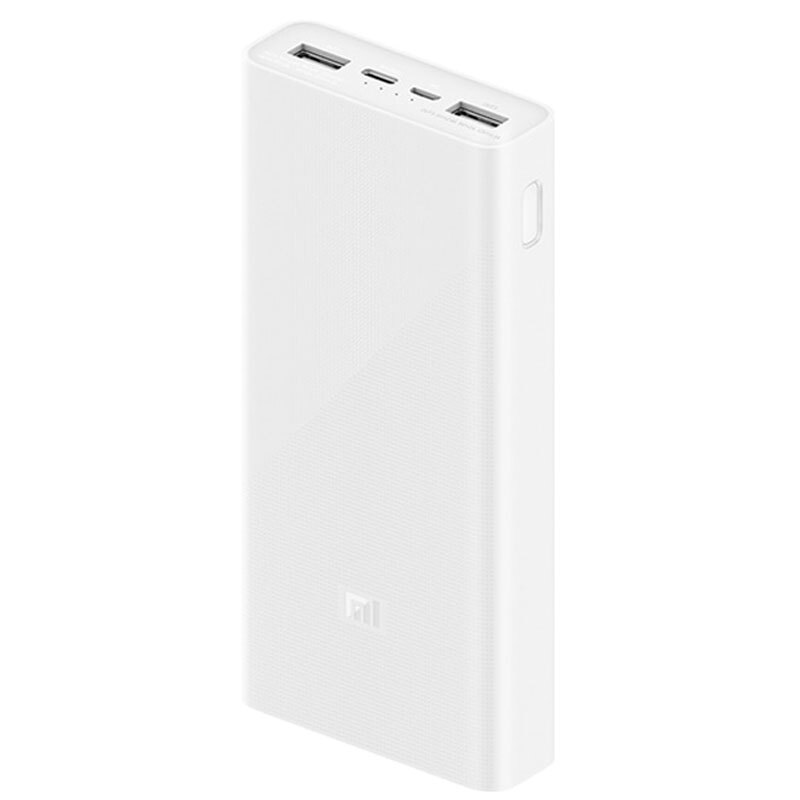 Внешний аккумулятор Xiaomi Mi PowerBank 3 20000 mAh Белый (PLM18ZM)