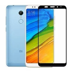 Защитное стекло Xiaomi Redmi 5 Plus с твердой рамкой Черное