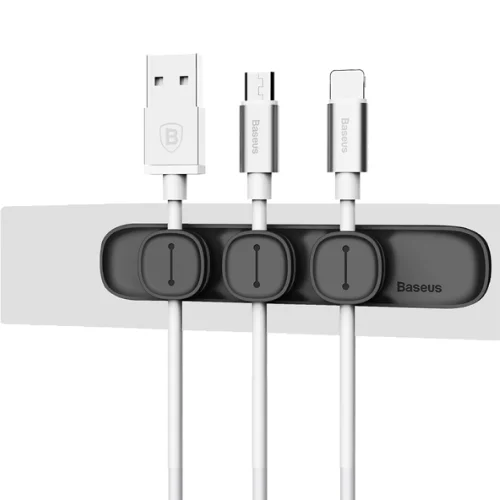 Органайзер для проводов Baseus Peas Cable Clip (ACWDJ-01) Черный