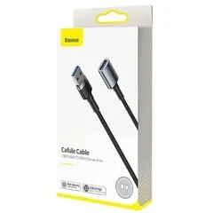 Купить Кабель Baseus (F-M) USB 3.0 (CADKLF-B0G) 1м Серый Кабель Baseus (F-M) USB 3.0 (CADKLF-B0G) 1м Серый