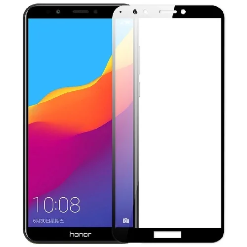 Защитное стекло City Huawei Honor 7A Pro / Y6 Prime (2018) с твердой рамкой Черное