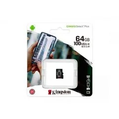 Купить Карта памяти Kingston Canvas Select Plus microSDXC 64GB 100MB/s Class 10 Карта памяти Kingston Canvas Select Plus microSDXC 64GB 100MB/s Class 10