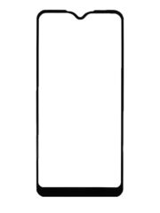 Защитное стекло Samsung Galaxy A01 / Galaxy M01 на весь экран (6D) Черное
