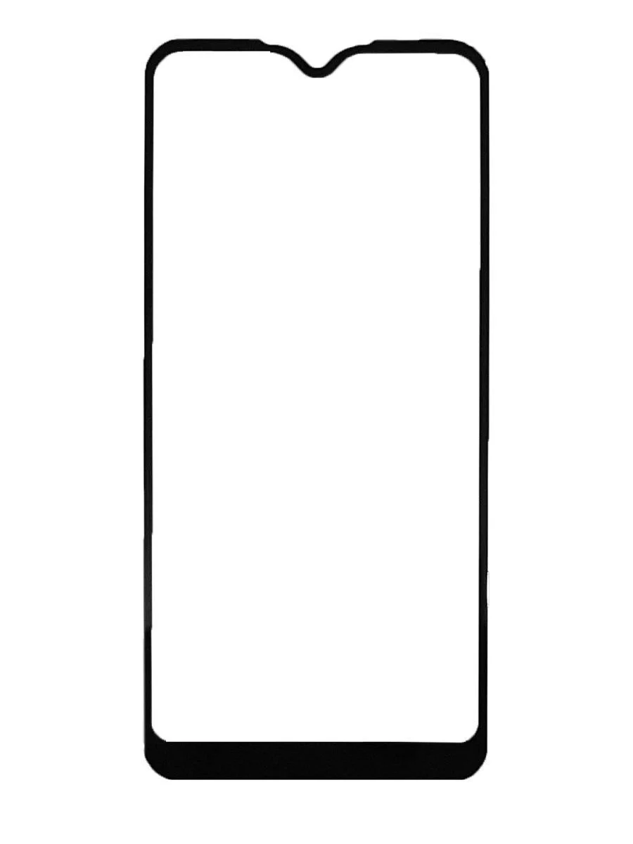 Защитное стекло Samsung Galaxy A01 / Galaxy M01 на весь экран (6D) Черное