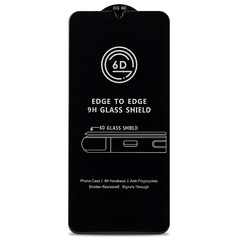 Защитное стекло Samsung Galaxy A21s на весь экран (6D) Черное
