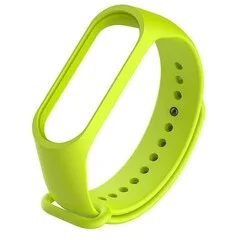 Силиконовый ремешок Xiaomi Mi Band 5 Светло-Зеленый