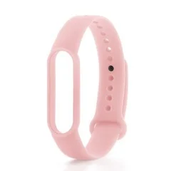 Силиконовый ремешок Xiaomi Mi Band 5 Светло-Розовый