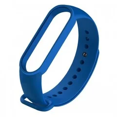 Купить Силиконовый ремешок Xiaomi Mi Band 5 Синий Силиконовый ремешок Xiaomi Mi Band 5 Синий