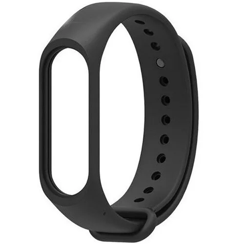 Силиконовый ремешок Xiaomi Mi Band 5 Черный