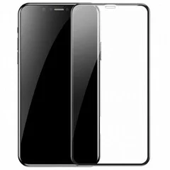 Защитное стекло Apple iPhone 11 / iPhone XR на весь экран (6D) Черное