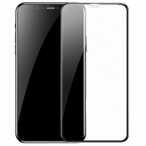 Защитное стекло Apple iPhone 11 / iPhone XR на весь экран (6D) Черное