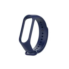 Купить Силиконовый ремешок Xiaomi Mi Band 5 Красный с синим креплением Силиконовый ремешок Xiaomi Mi Band 5 Красный с синим креплением