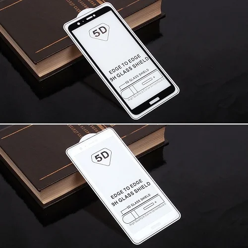 Защитное стекло City Huawei P Smart FullGlue с твердой рамкой Черное
