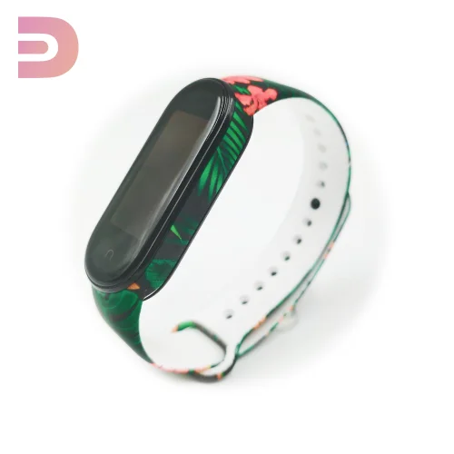Силиконовый ремешок Xiaomi Mi Band 5 Тропики