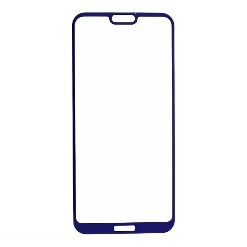 Защитное стекло City Huawei P20 Lite с твердой рамкой Синее