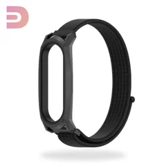 Нейлоновый ремешок Xiaomi Mi Band 5 черный + черный
