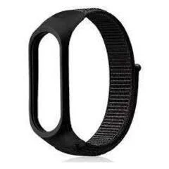 Нейлоновый ремешок Xiaomi Mi Band 5 черный + черный