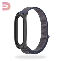 Купить Нейлоновый ремешок Xiaomi Mi Band 5 черный + фиолетовый Нейлоновый ремешок Xiaomi Mi Band 5 черный + фиолетовый