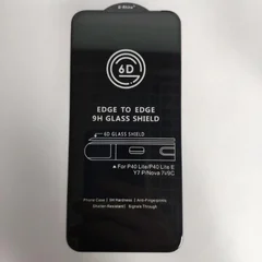 Купить Защитное стекло Huawei P40 Lite / P40 Lite E на весь экран (6D) Черное Защитное стекло Huawei P40 Lite / P40 Lite E на весь экран (6D) Черное