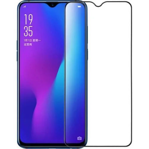 Защитное стекло Realme 6i на весь экран (6D) Черное