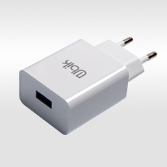 Сетевая зарядка Ubik (UHP13WQ) (1 USB, 3A / QC 3.0) Белый