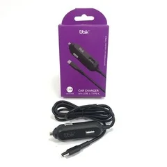 Автомобильное зарядное устройство Ubik UCS12CB (2.1A, 1 USB + кабель USB Type-C) Черный