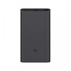 Внешний аккумулятор Xiaomi Mi PowerBank 3 10000 mAh Черный (PLM13ZM)