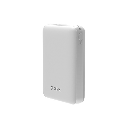 Внешний аккумулятор DEVIA Smart Power Bank 10000 mAh (EP067) Белый