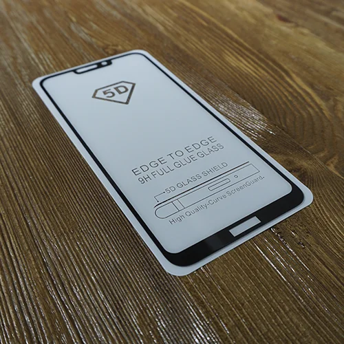 Защитное стекло Huawei Honor 8C FullGlue полная проклейка Черное