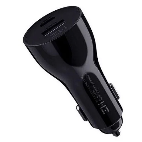 Купить Автомобильная зарядка Xiaomi ZMI Metal Car Charger (AP721) 45W Черный Автомобильная зарядка Xiaomi ZMI Metal Car Charger (AP721) 45W Черный