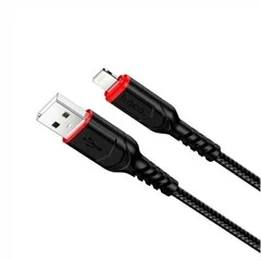 Кабель HOCO (X59) Apple Lightning Черный