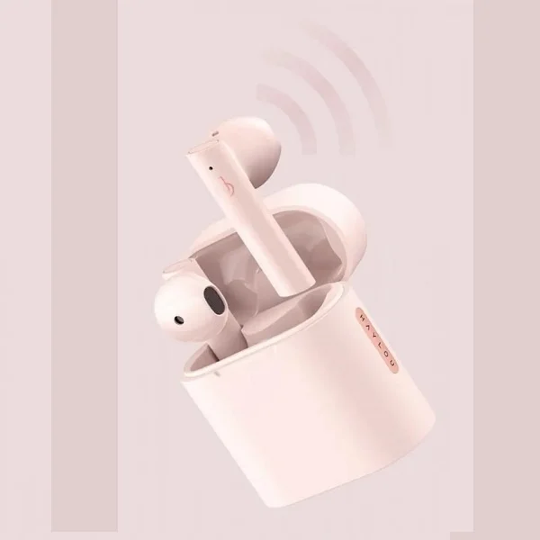 Беспроводные TWS наушники Haylou MoriPods T33 Розовый