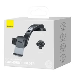 Купить Автомобильный держатель Baseus Easy Control Clamp Car Mount Holder (Set Version) (SUYK000001) Черный Автомобильный держатель Baseus Easy Control Clamp Car Mount Holder (Set Version) (SUYK000001) Черный